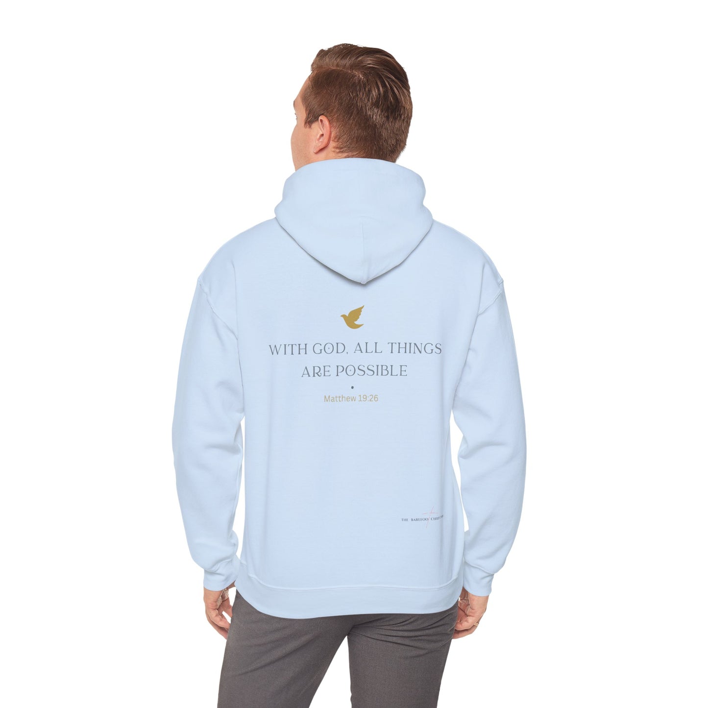 "With God, All Things Are Possible" - Unisex Hooded Sweatshirt