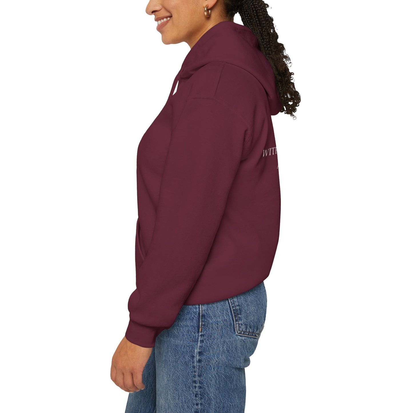 "With God, All Things Are Possible" - Unisex Hooded Sweatshirt