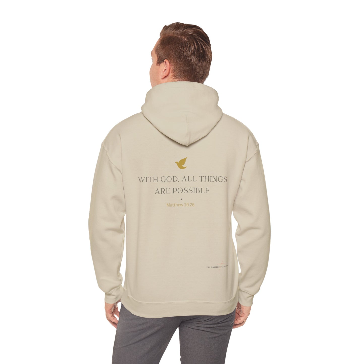 "With God, All Things Are Possible" - Unisex Hooded Sweatshirt