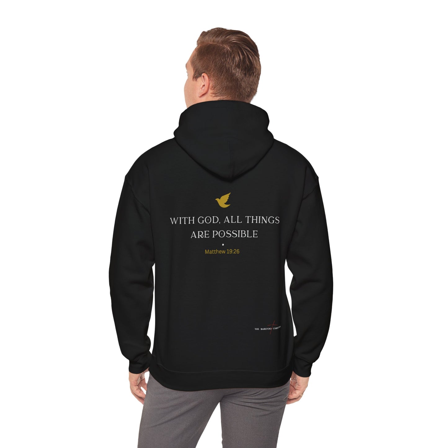 "With God, All Things Are Possible" - Unisex Hooded Sweatshirt