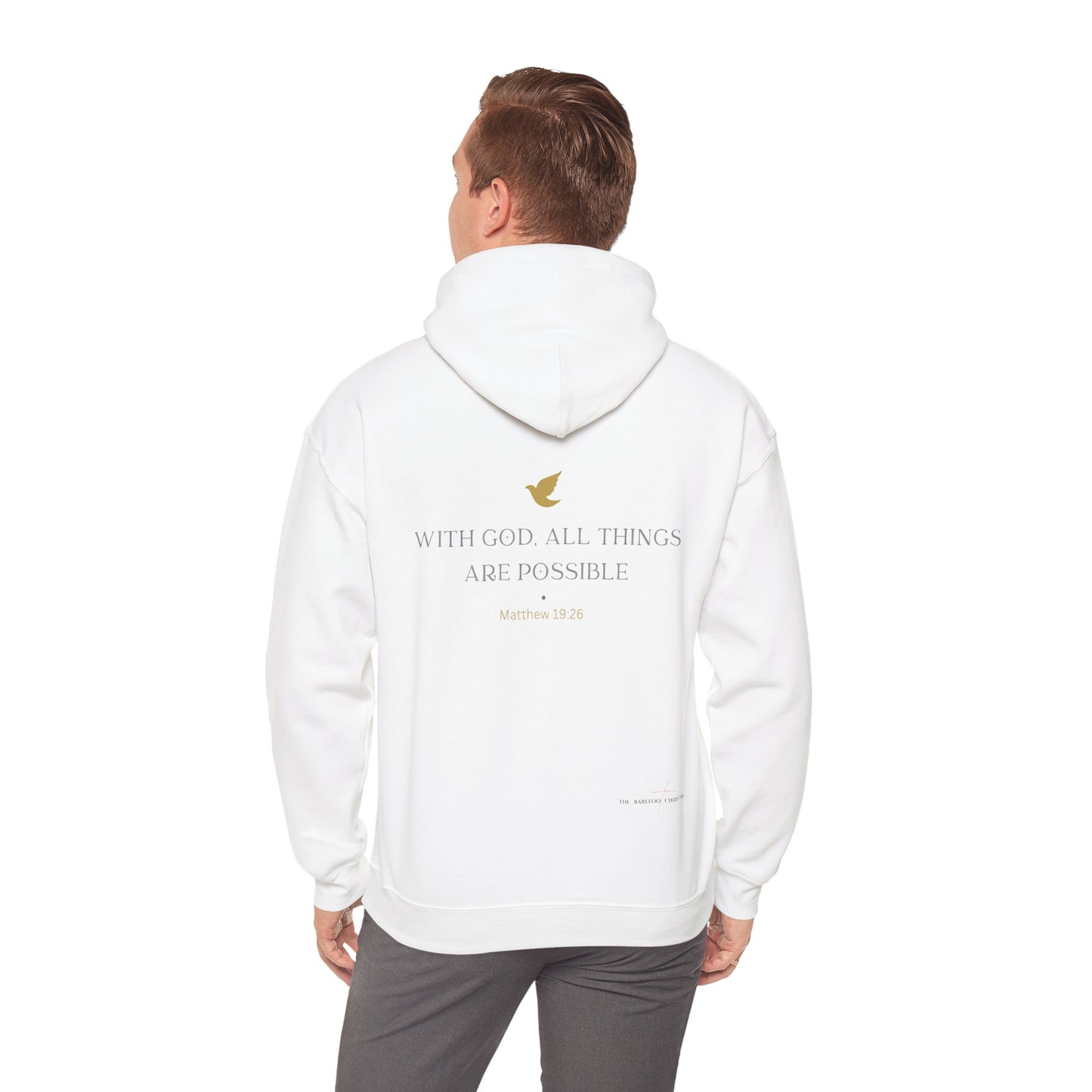 "With God, All Things Are Possible" - Unisex Hooded Sweatshirt