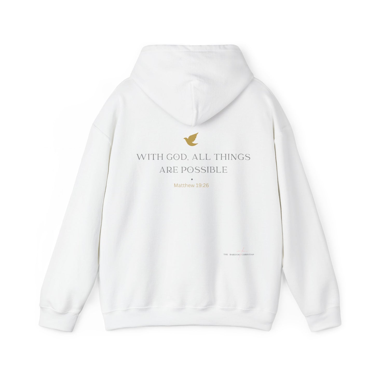 "With God, All Things Are Possible" - Unisex Hooded Sweatshirt