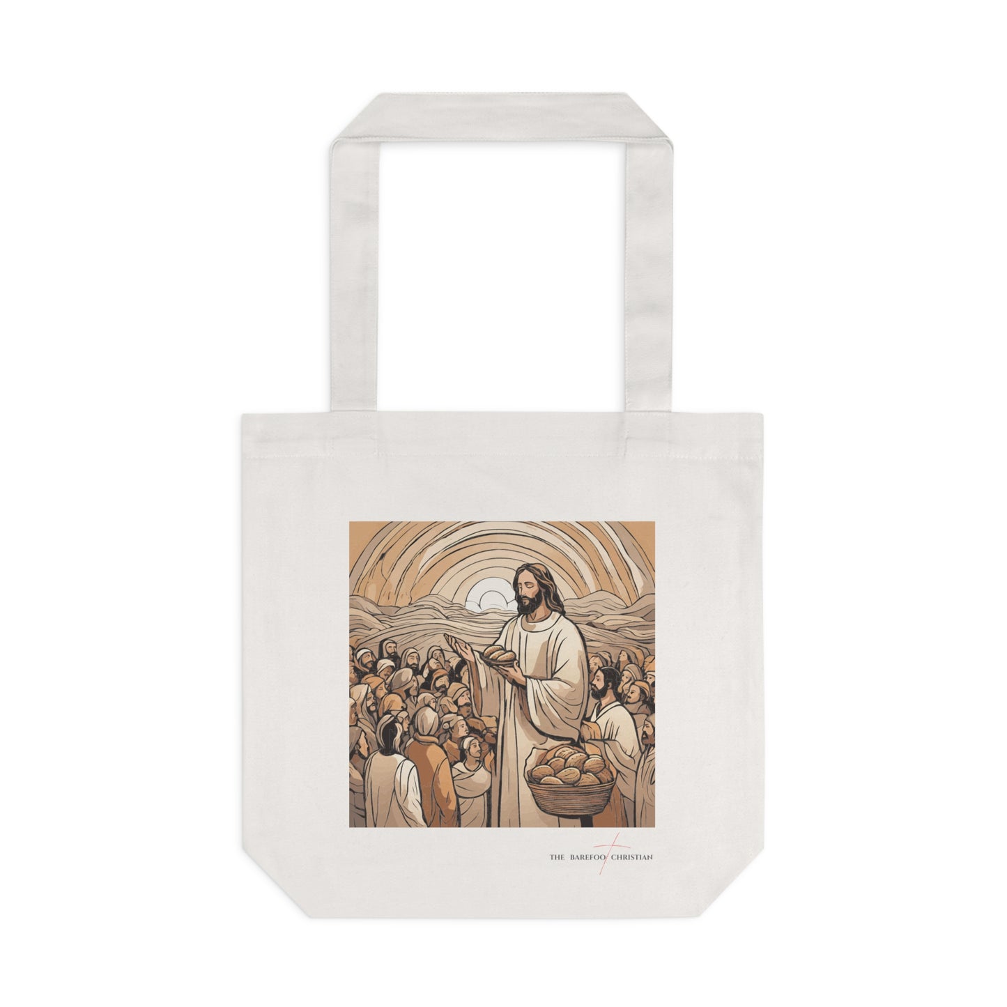 5 Loaves & 2 Fishes - Cotton Tote Bag