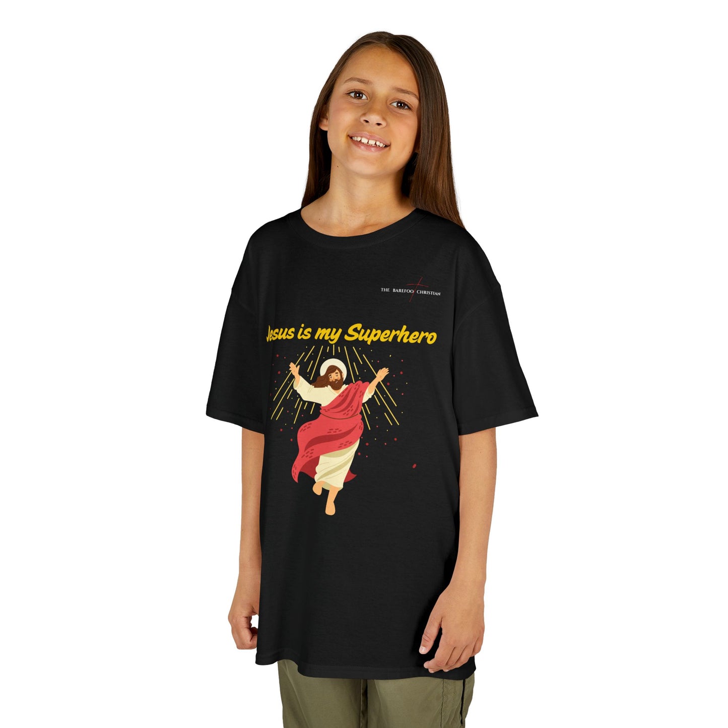Jesus is my Superhero - Kids Tee