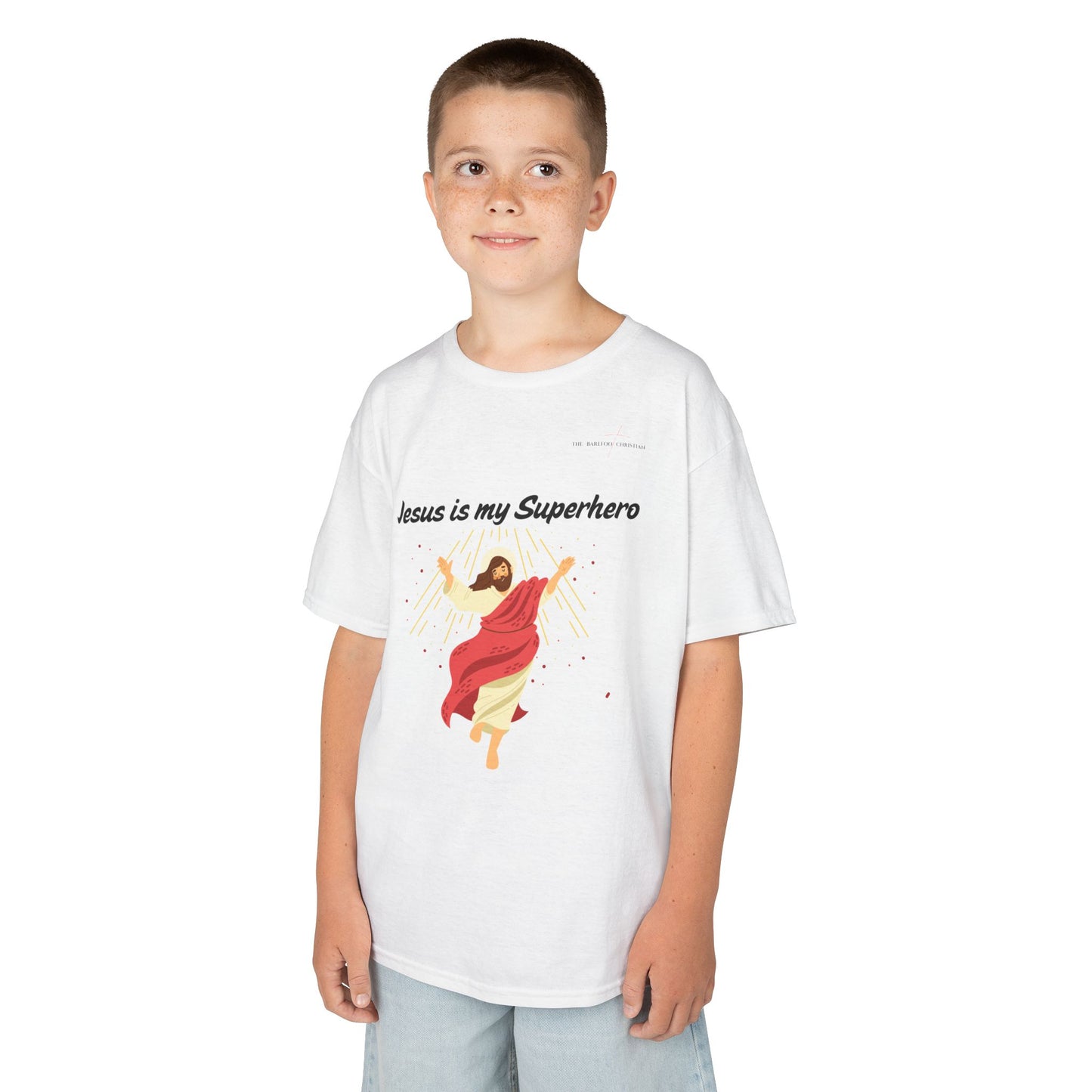 Jesus is my Superhero - Kids Tee