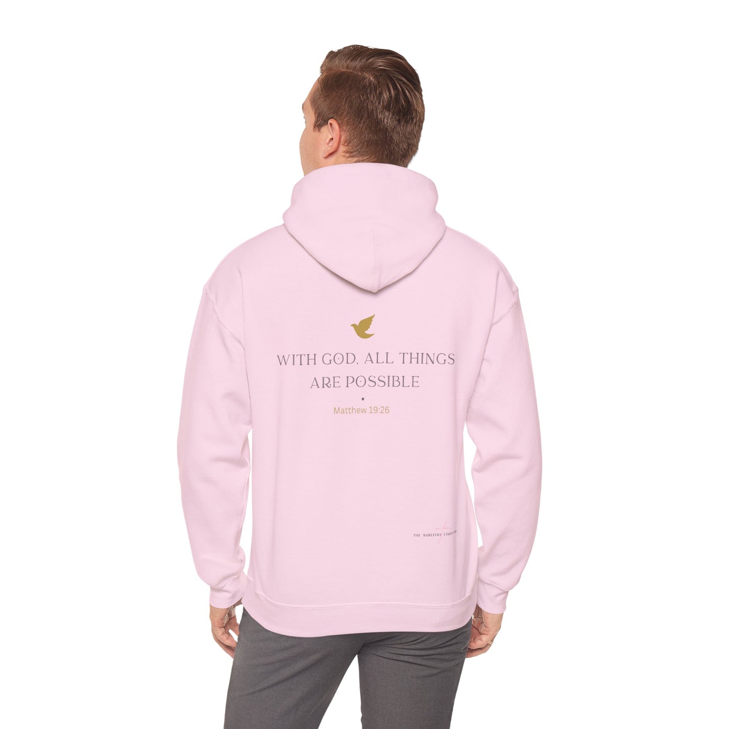 "With God, All Things Are Possible" - Unisex Hooded Sweatshirt