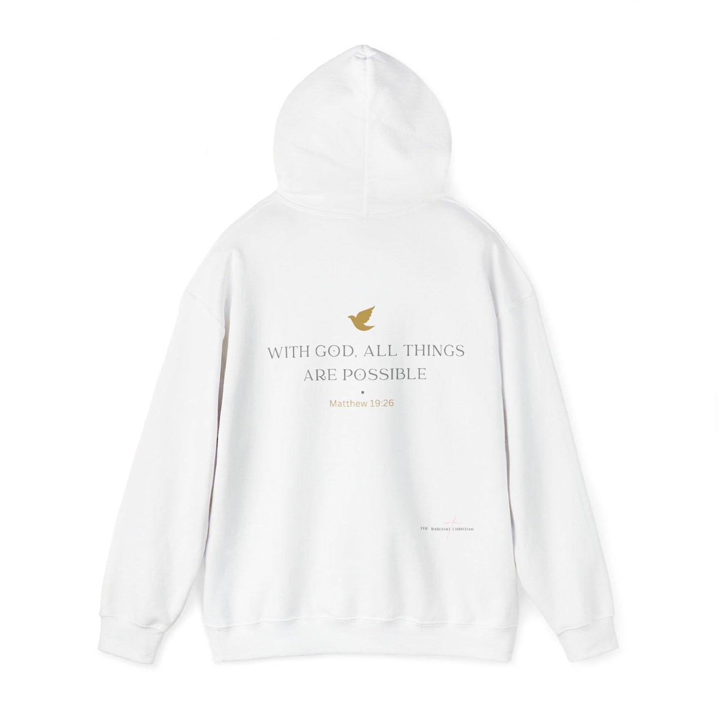 "With God, All Things Are Possible" - Unisex Hooded Sweatshirt
