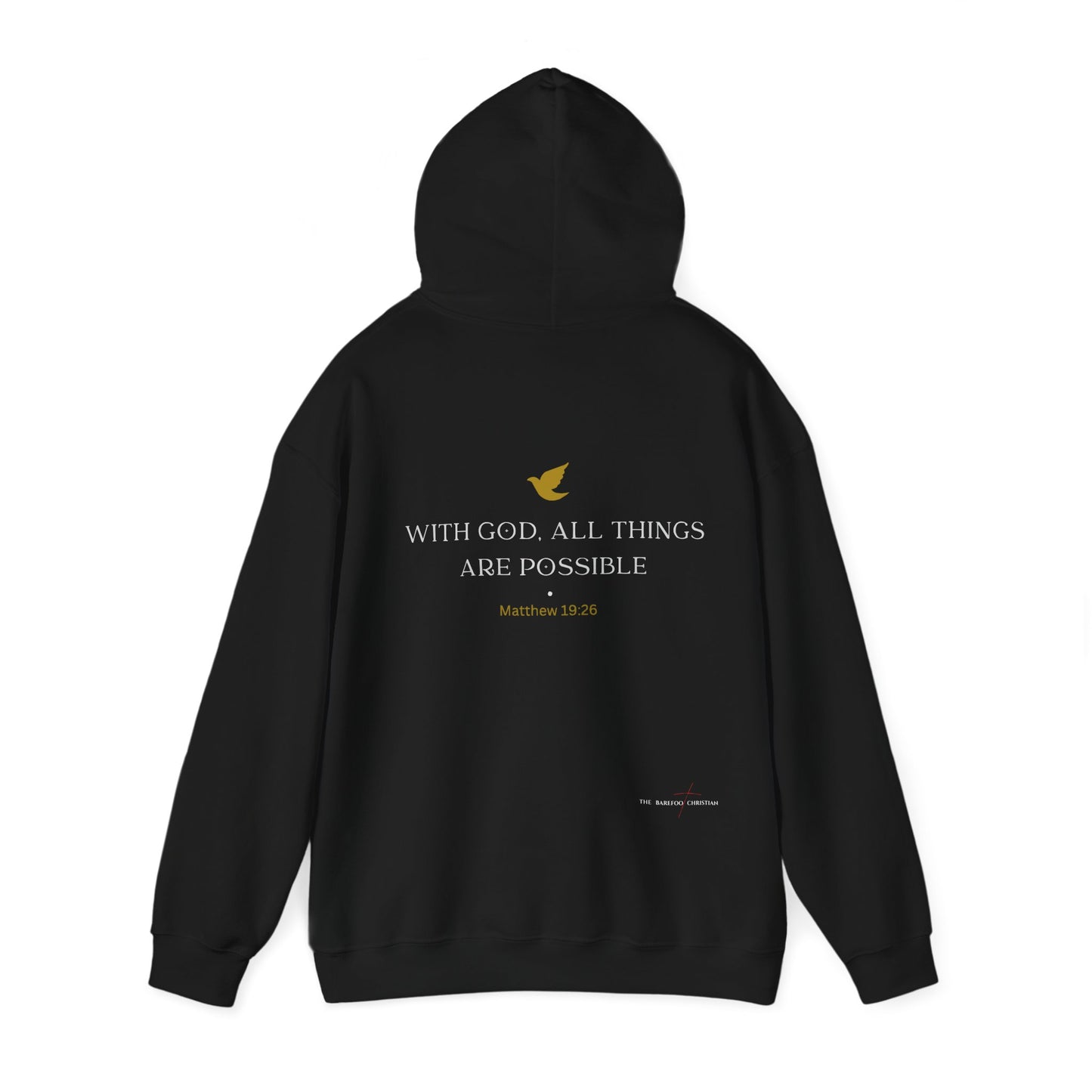 "With God, All Things Are Possible" - Unisex Hooded Sweatshirt