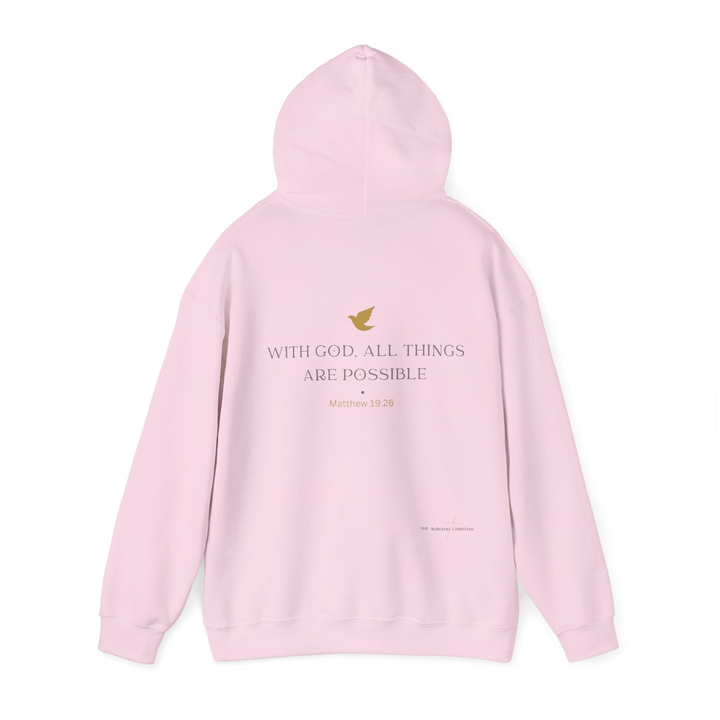 "With God, All Things Are Possible" - Unisex Hooded Sweatshirt