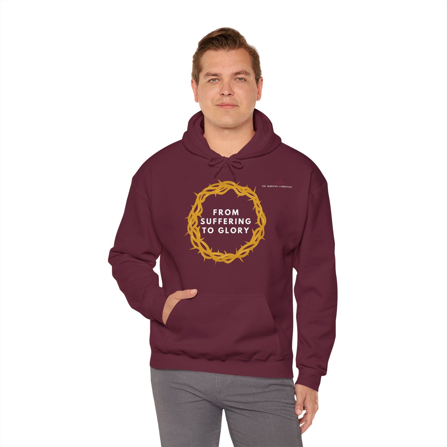 From Suffering to Glory - Unisex Hooded Sweatshirt