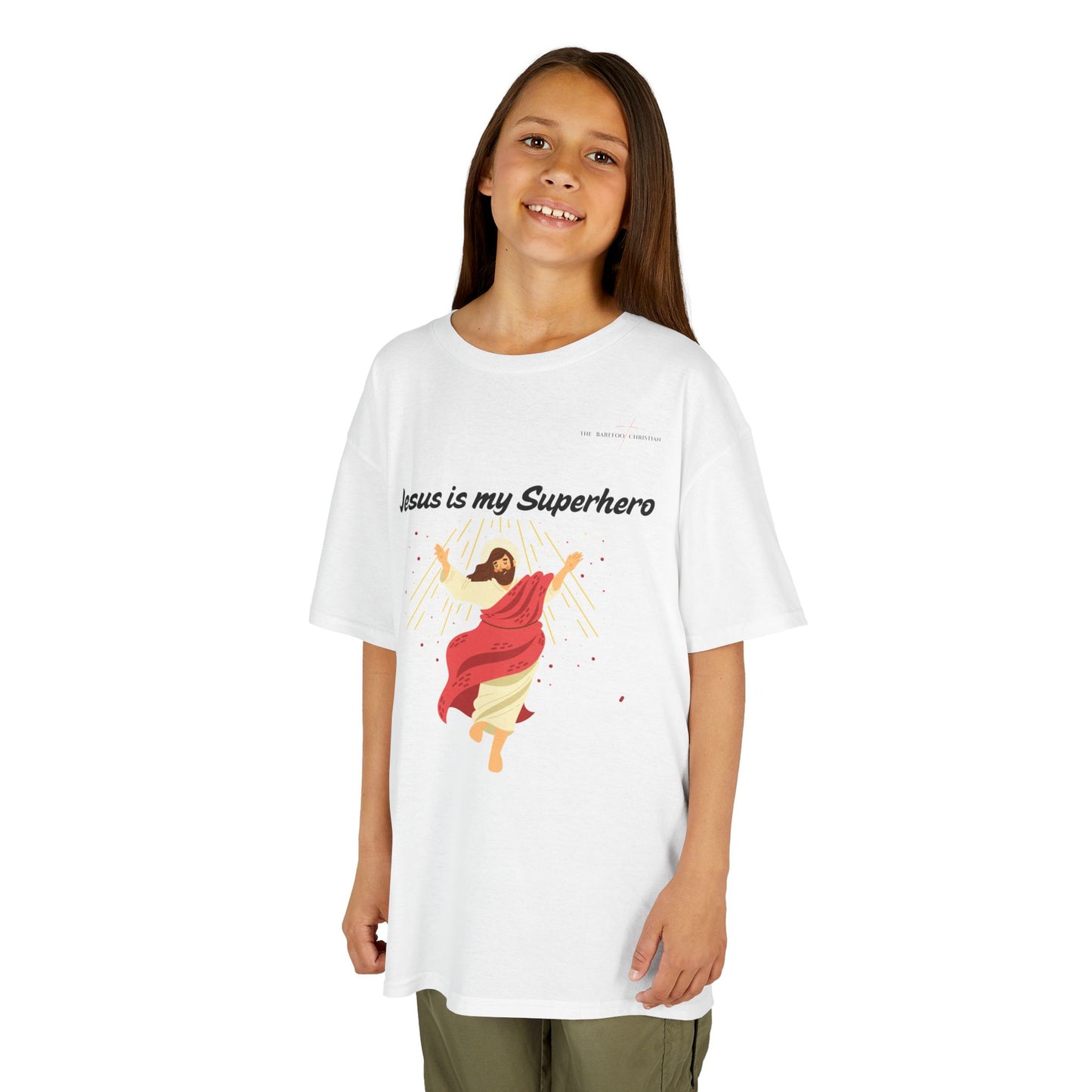 Jesus is my Superhero - Kids Tee