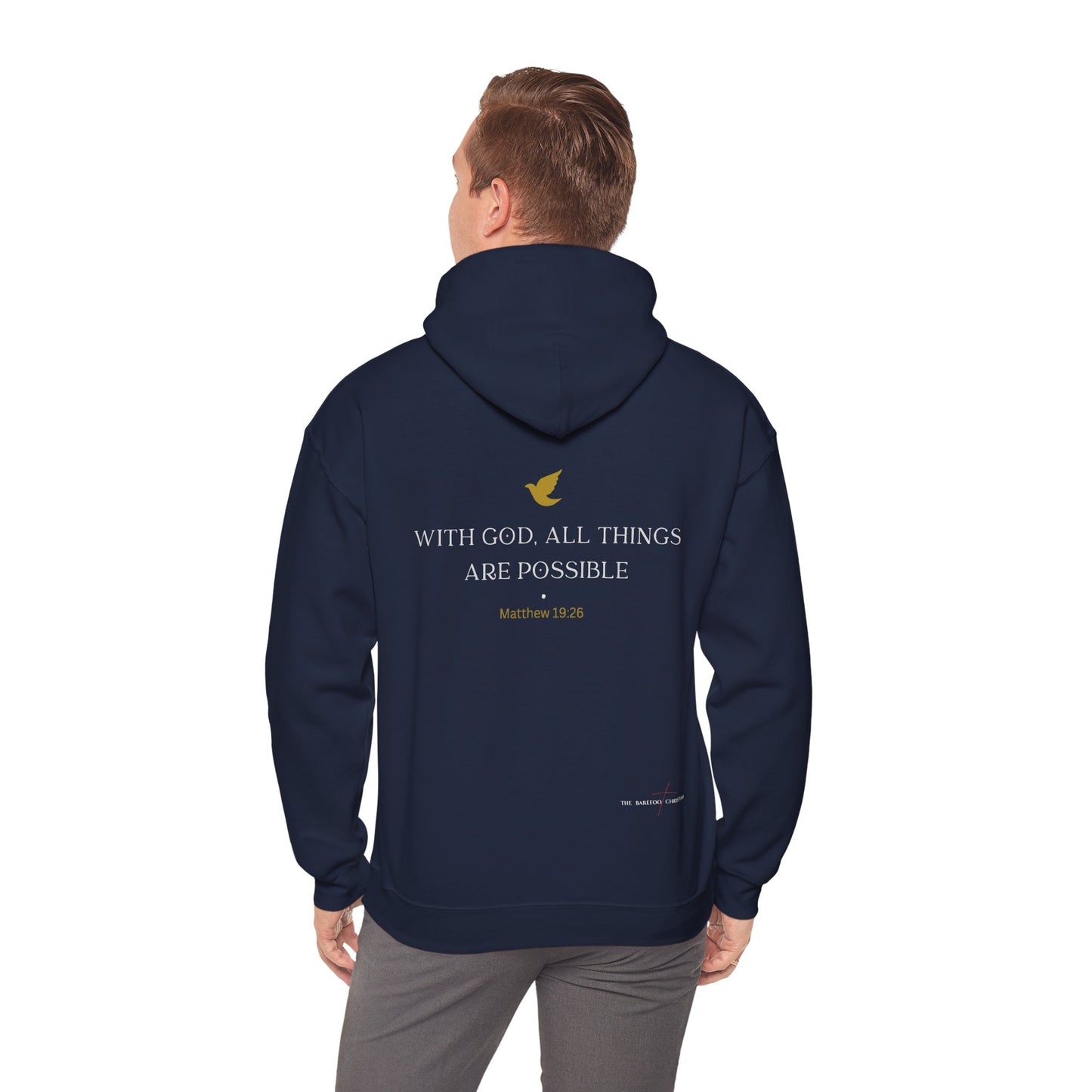 "With God, All Things Are Possible" - Unisex Hooded Sweatshirt