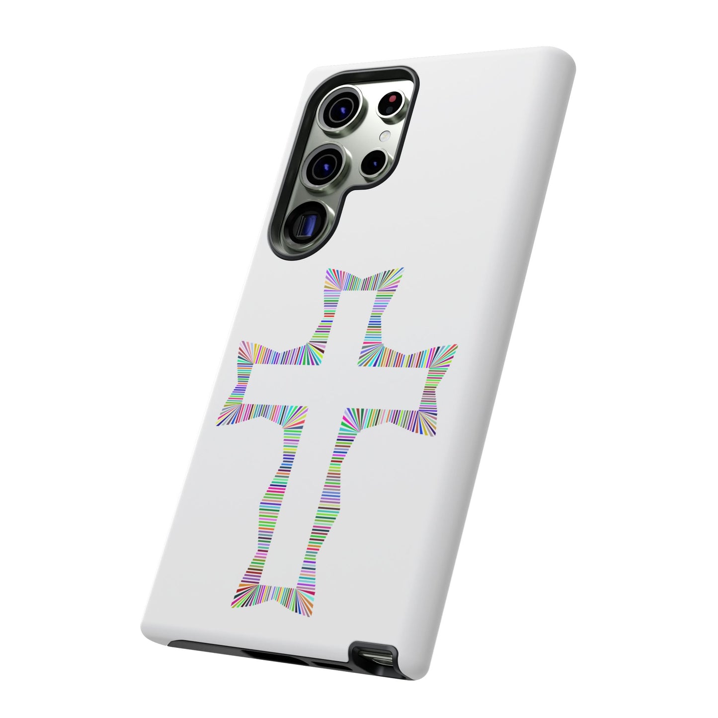 Colorful Cross Phone Case - Tough Case