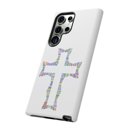Colorful Cross Phone Case - Tough Case