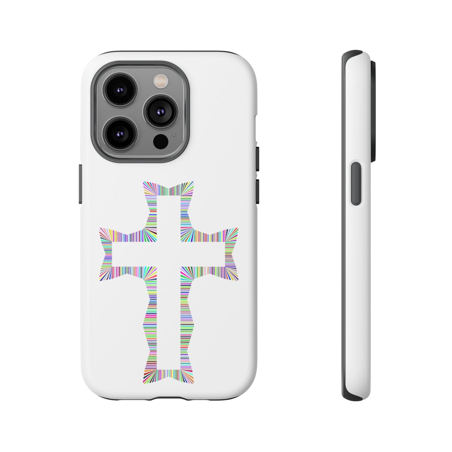 Colorful Cross Phone Case - Tough Case