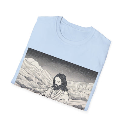 Jesus and The Lost Sheep - Unisex T-Shirt