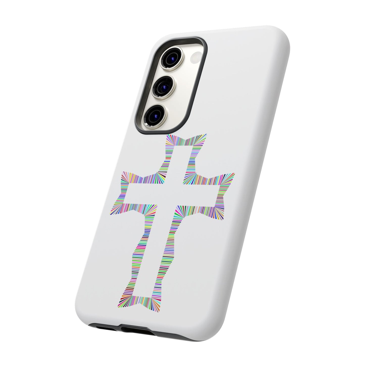 Colorful Cross Phone Case - Tough Case