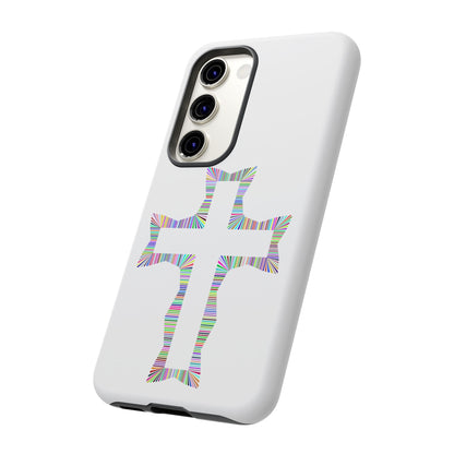 Colorful Cross Phone Case - Tough Case