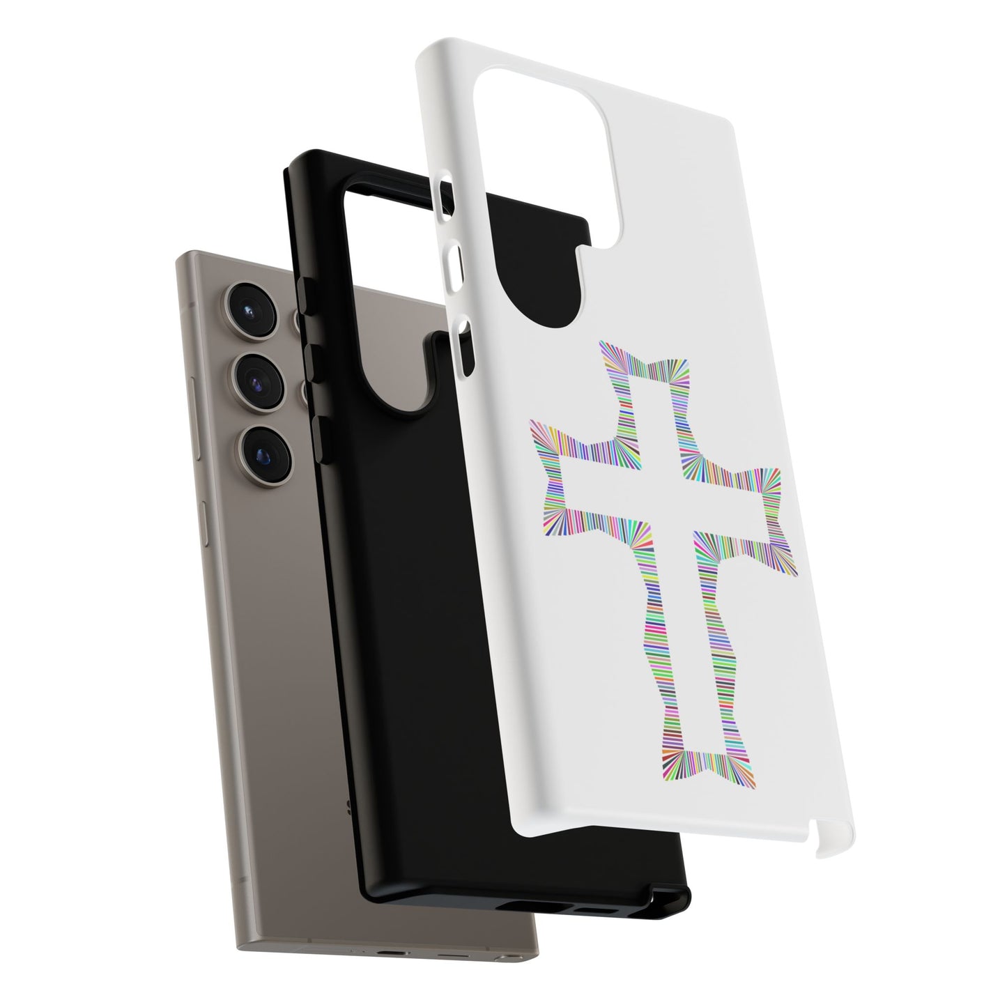 Colorful Cross Phone Case - Tough Case