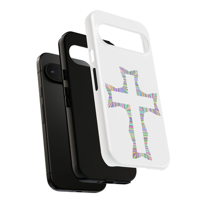 Colorful Cross Phone Case - Tough Case