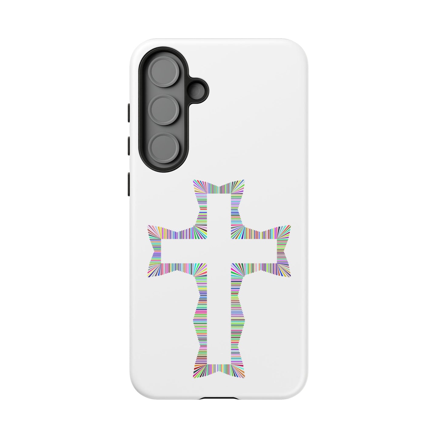 Colorful Cross Phone Case - Tough Case