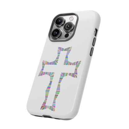 Colorful Cross Phone Case - Tough Case