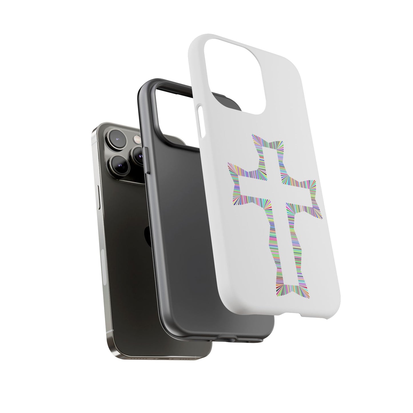 Colorful Cross Phone Case - Tough Case