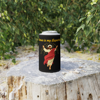 Jesus is my Superhero - Stubby Cooler