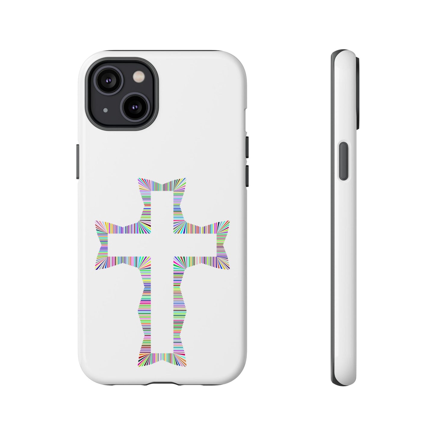 Colorful Cross Phone Case - Tough Case