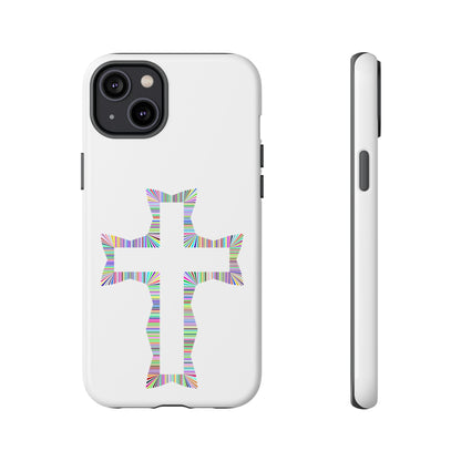 Colorful Cross Phone Case - Tough Case