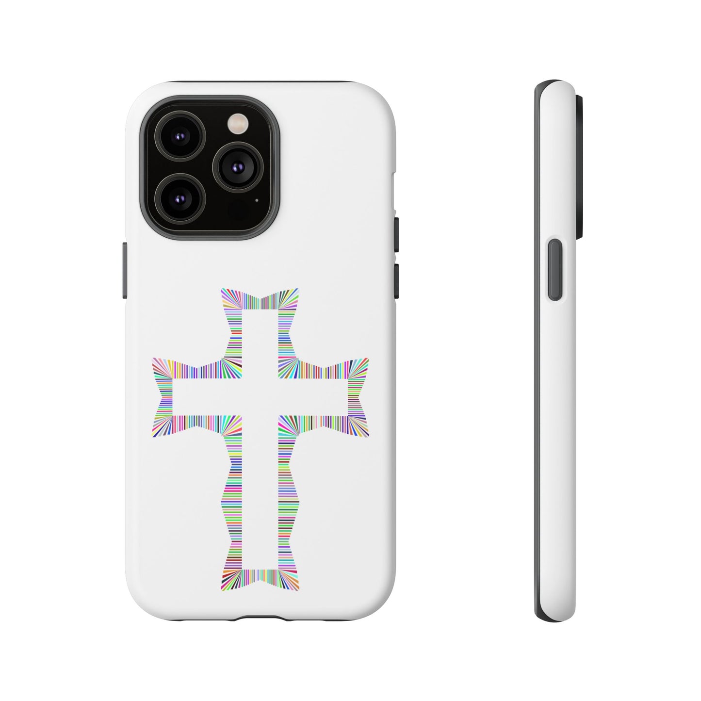 Colorful Cross Phone Case - Tough Case