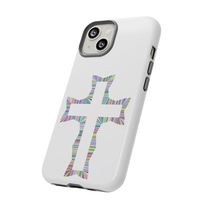 Colorful Cross Phone Case - Tough Case