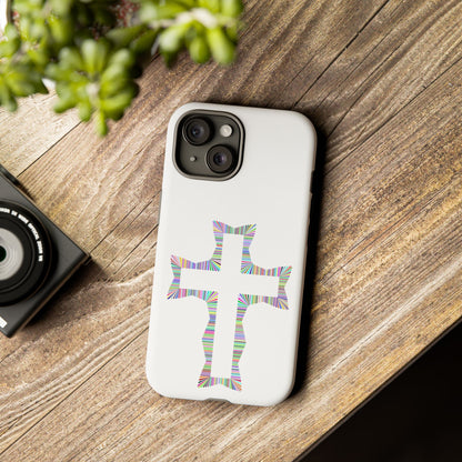 Colorful Cross Phone Case - Tough Case