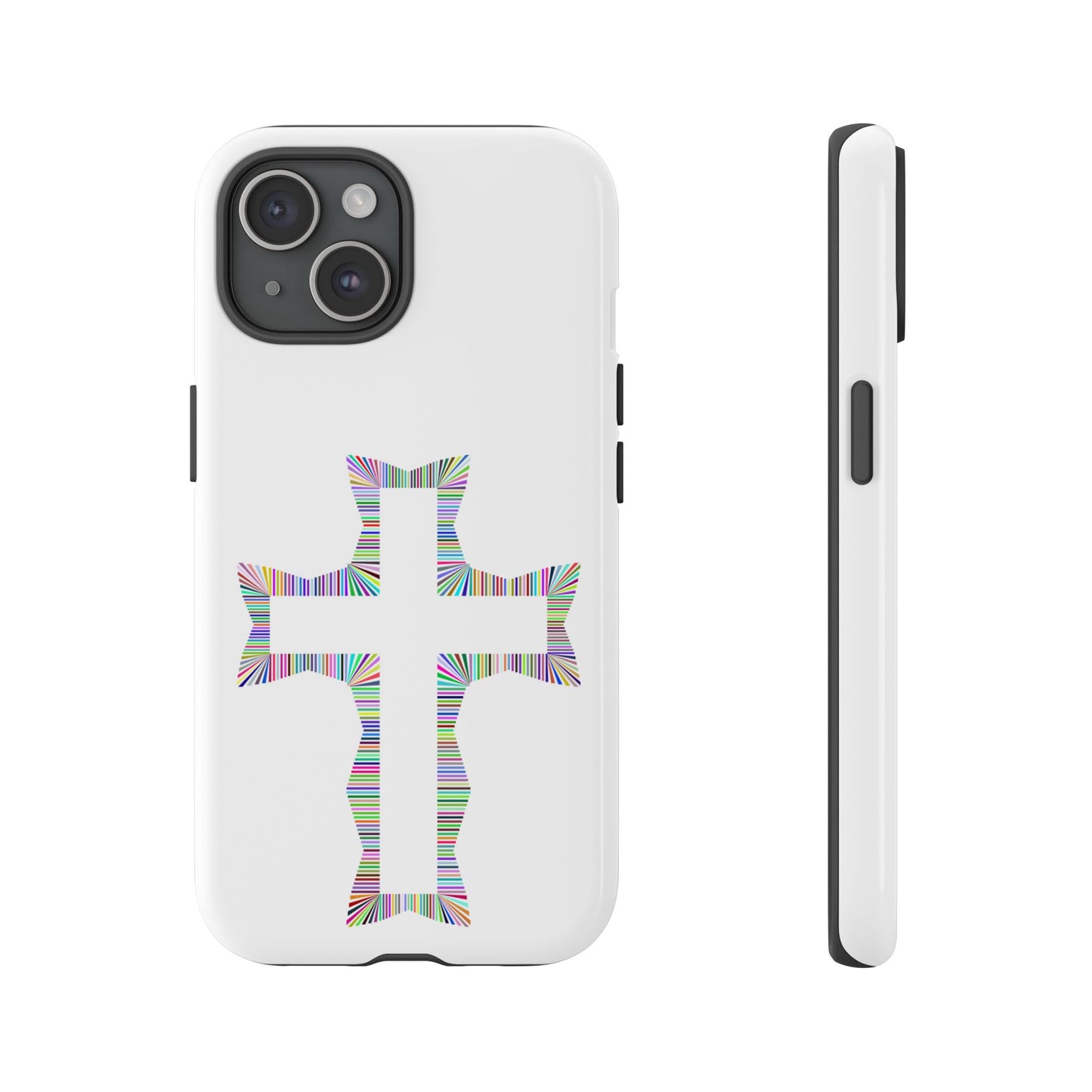 Colorful Cross Phone Case - Tough Case