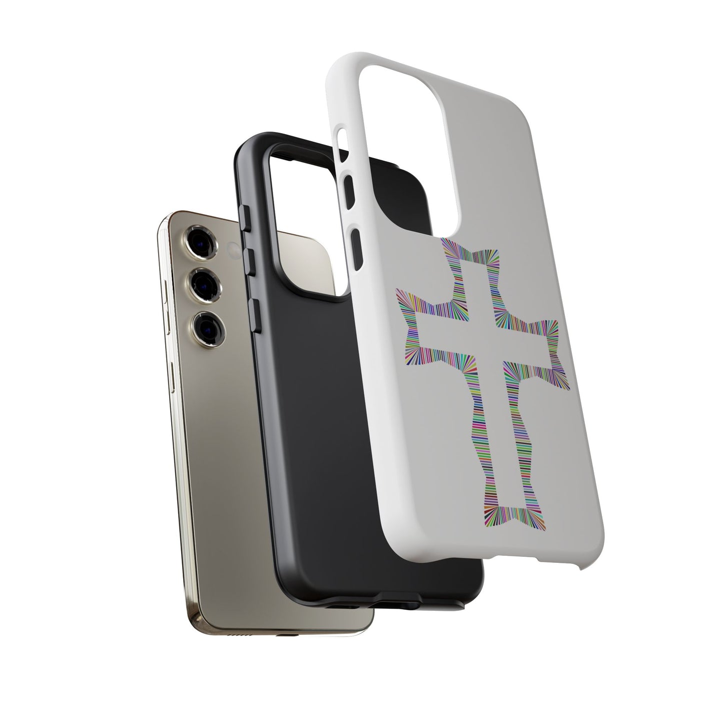 Colorful Cross Phone Case - Tough Case