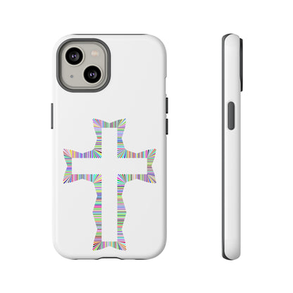 Colorful Cross Phone Case - Tough Case