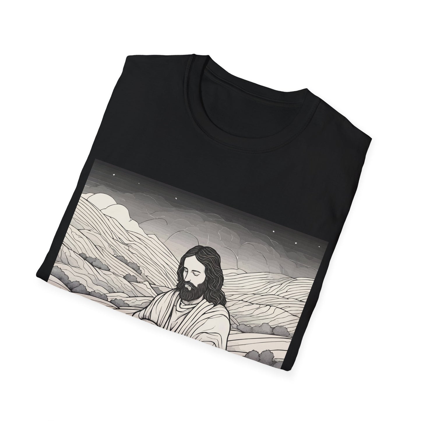 Jesus and The Lost Sheep - Unisex T-Shirt