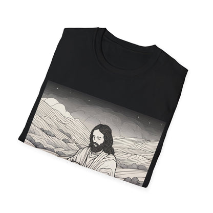 Jesus and The Lost Sheep - Unisex T-Shirt