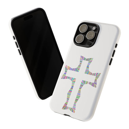 Colorful Cross Phone Case - Tough Case
