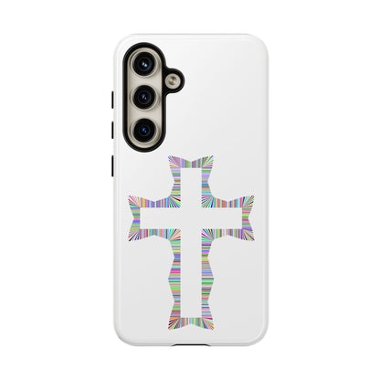 Colorful Cross Phone Case - Tough Case