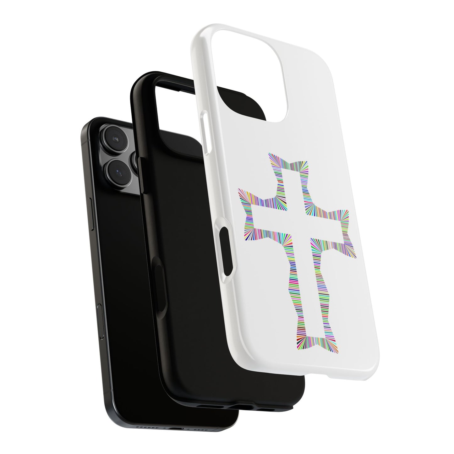 Colorful Cross Phone Case - Tough Case