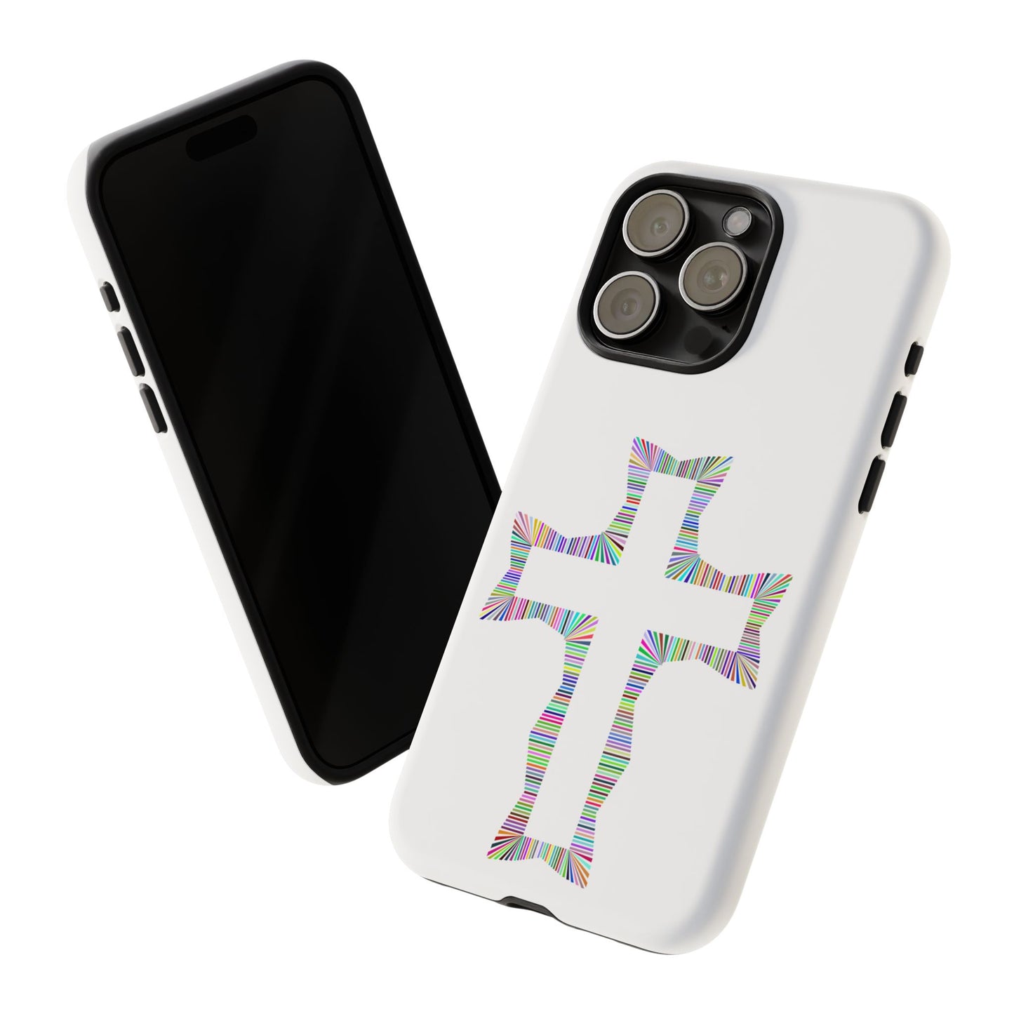 Colorful Cross Phone Case - Tough Case