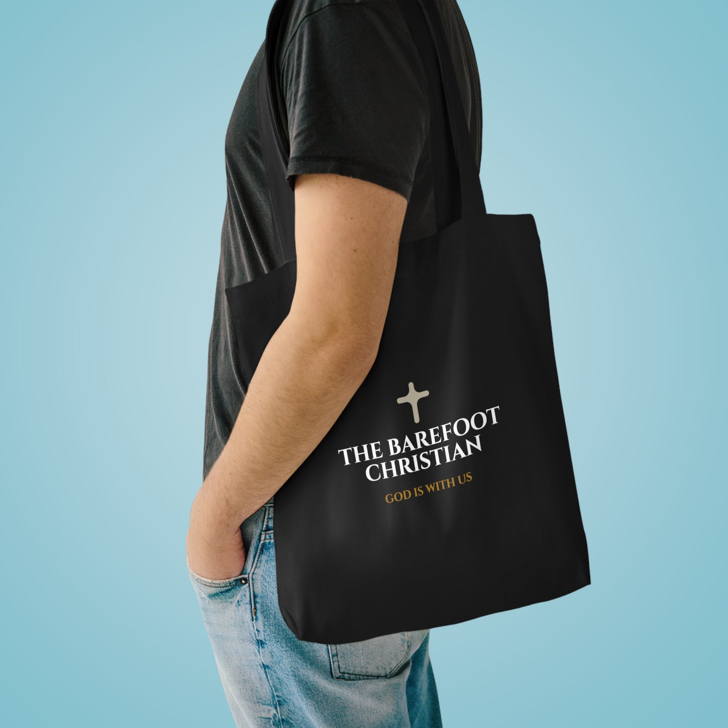 The Barefoot Christian - Cotton Tote Bag