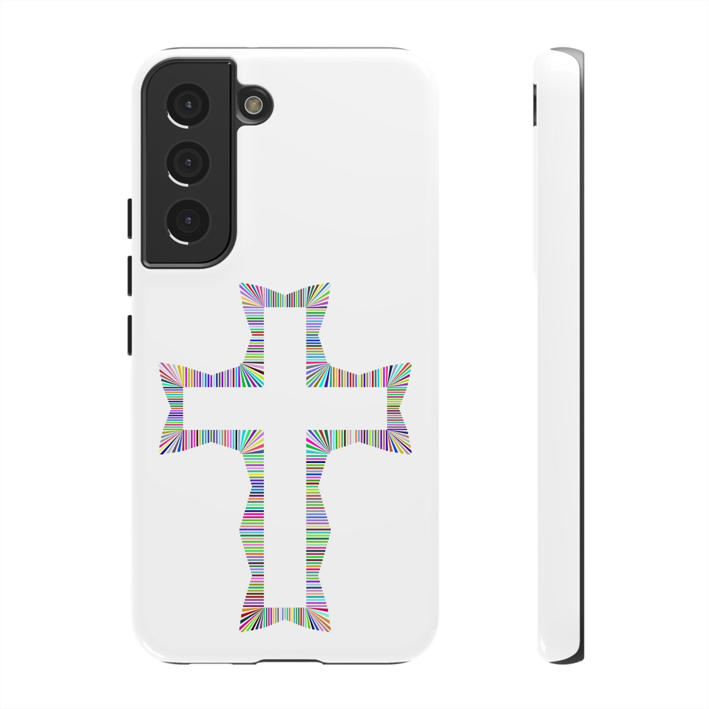 Colorful Cross Phone Case - Tough Case