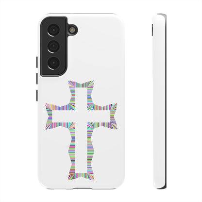 Colorful Cross Phone Case - Tough Case