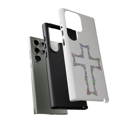 Colorful Cross Phone Case - Tough Case