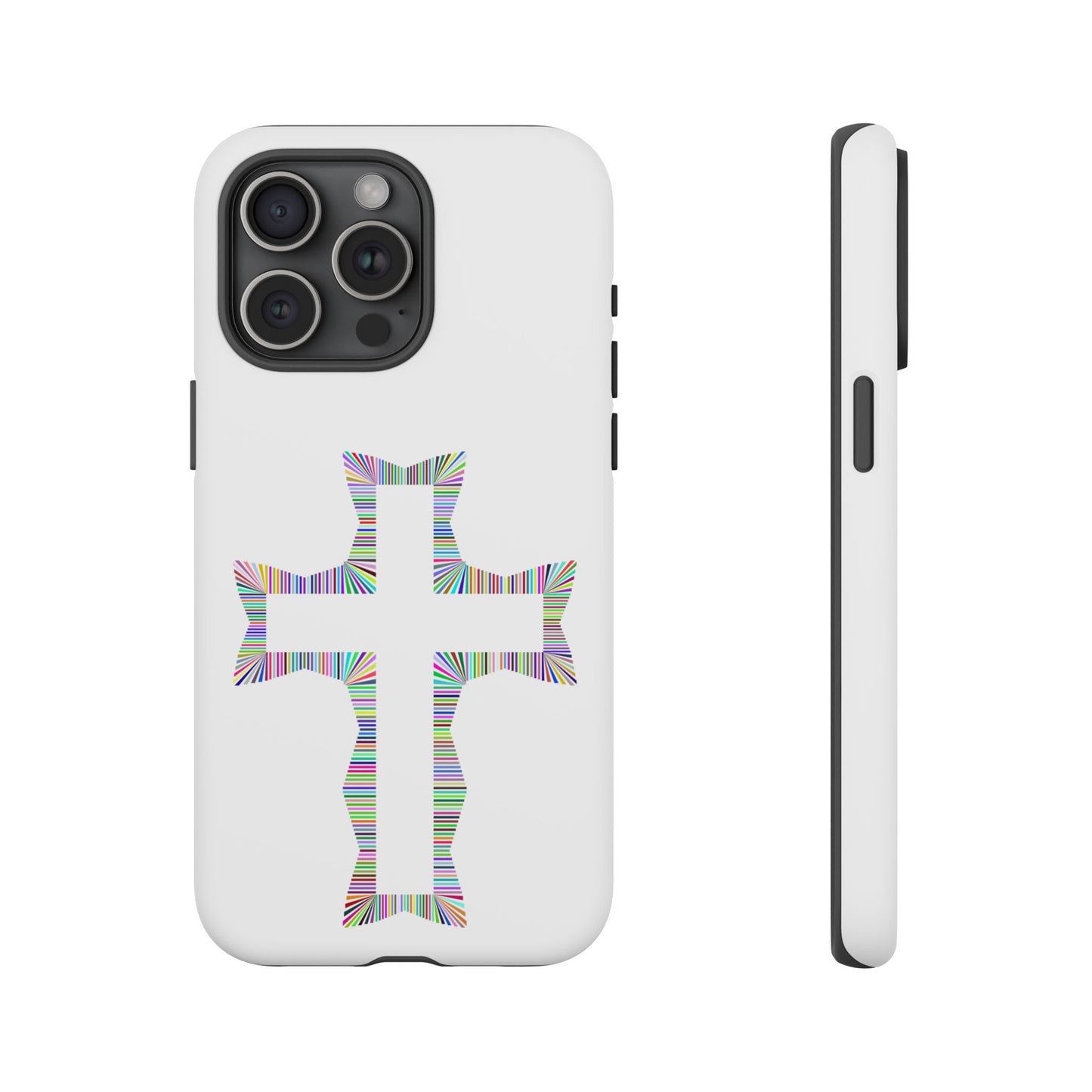 Colorful Cross Phone Case - Tough Case