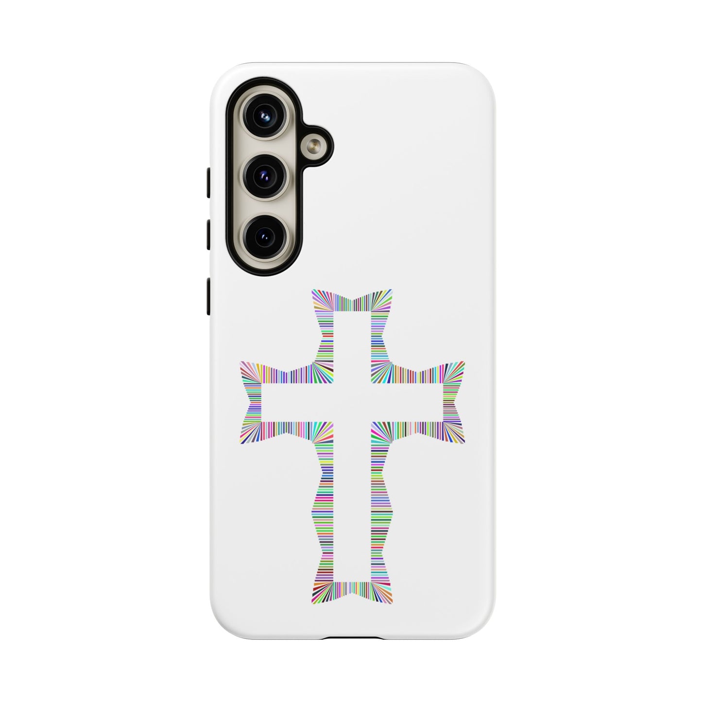 Colorful Cross Phone Case - Tough Case