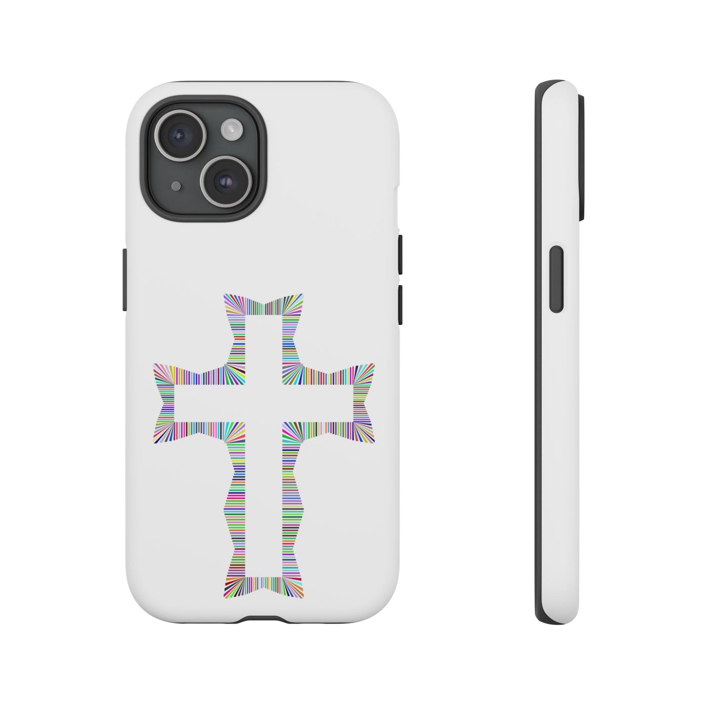 Colorful Cross Phone Case - Tough Case