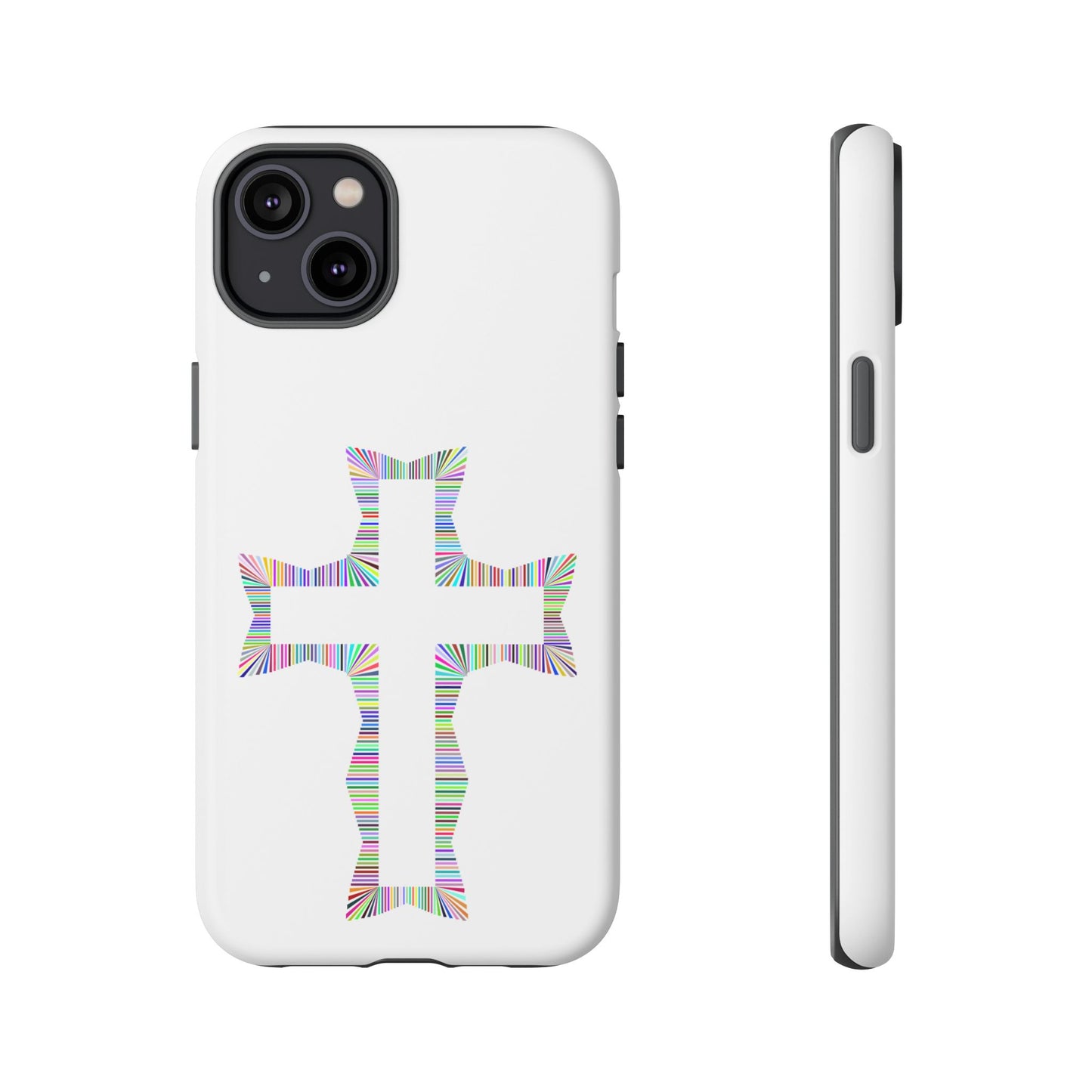 Colorful Cross Phone Case - Tough Case